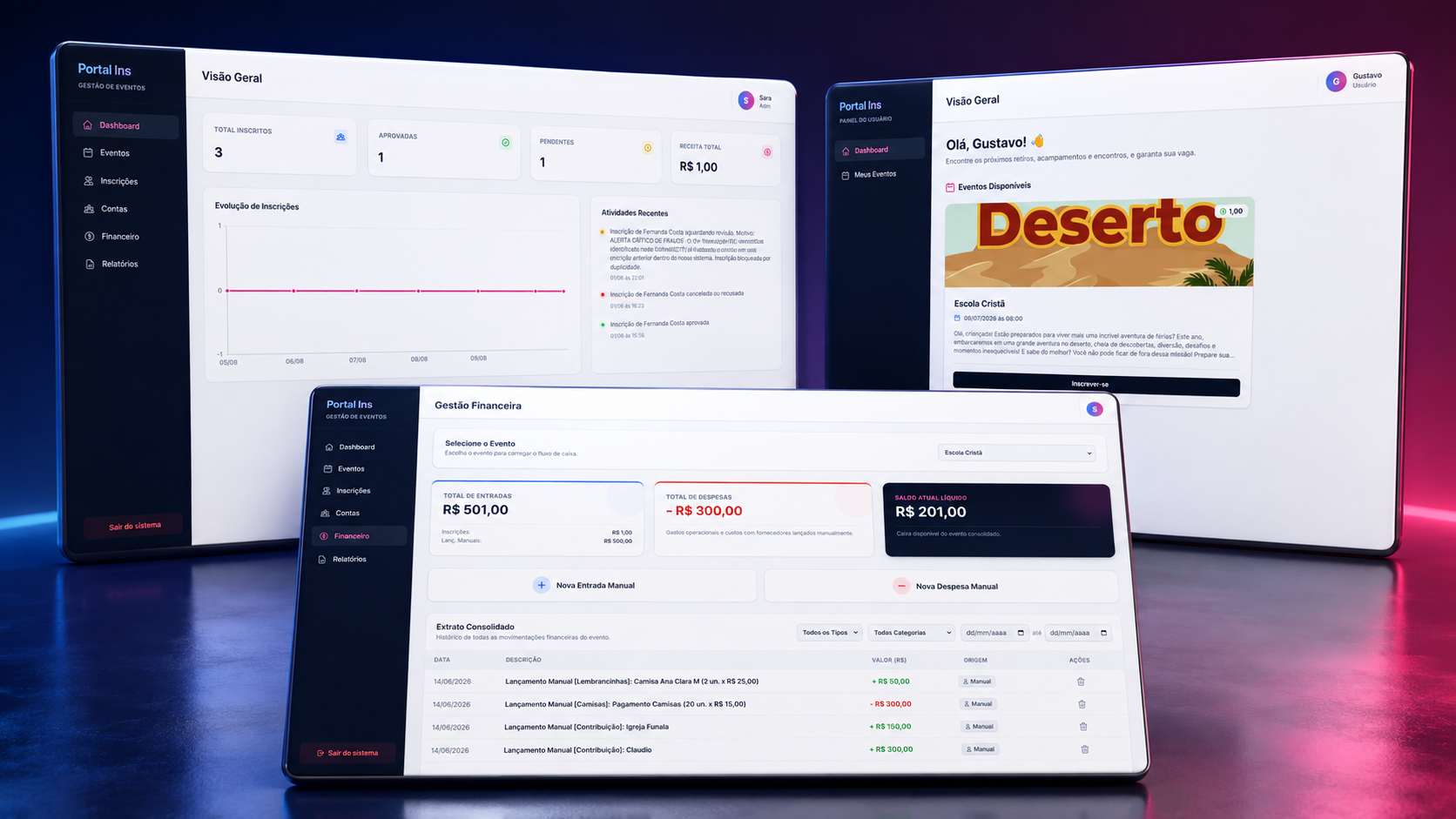 Portal Ins - Inscrições com IA